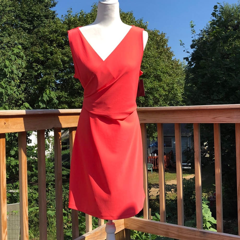 NWT Boston proper neon pink dress